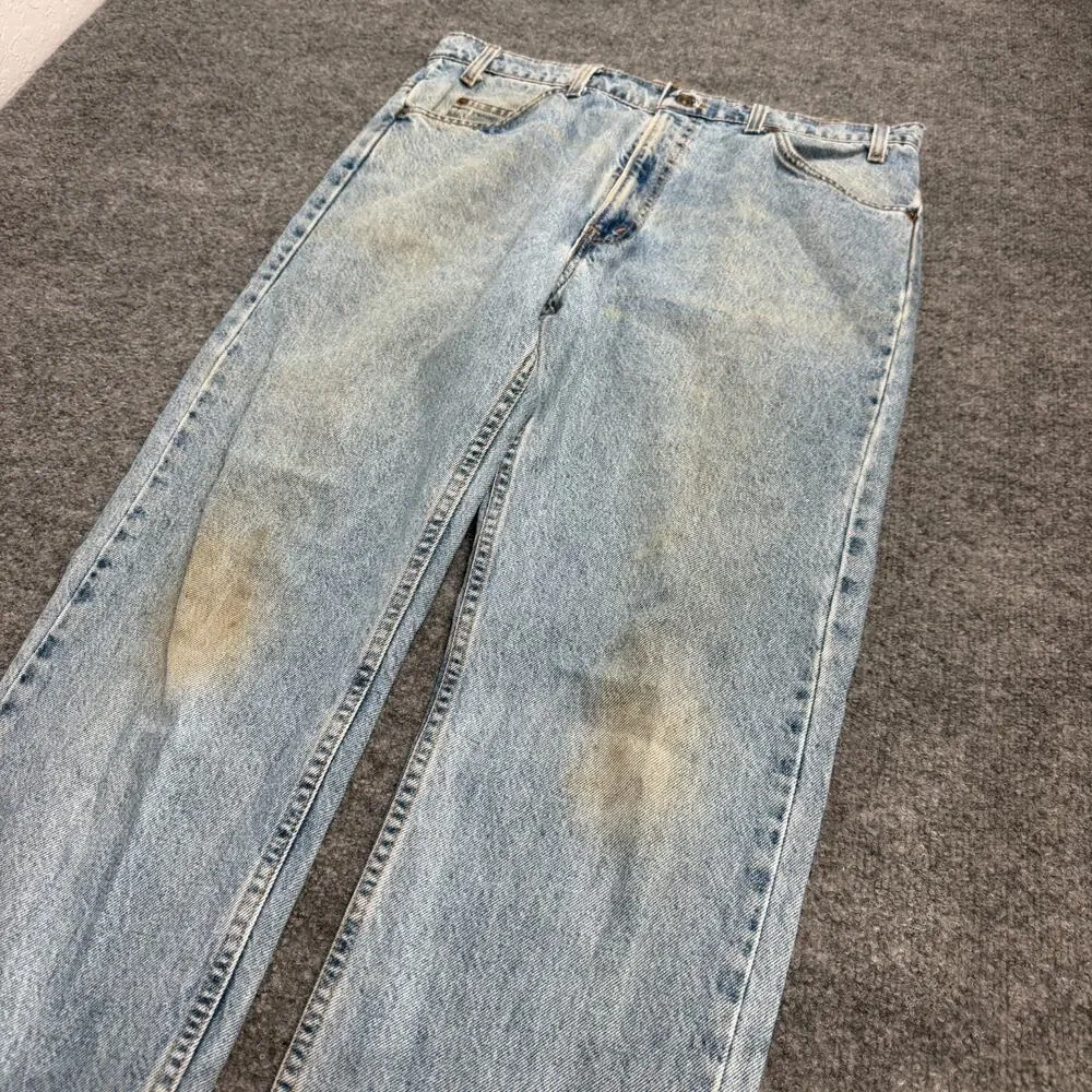 Vintage 90s Levi's 505 Orange Tab Jeans Mens 36x30 Regular Fit Straight Leg USA